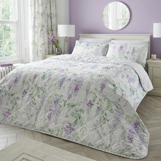 Přehoz přes postel Wisteria Lilac 230x200