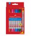 Flamastry dwustronne 10 kolorów FABER CASTELL