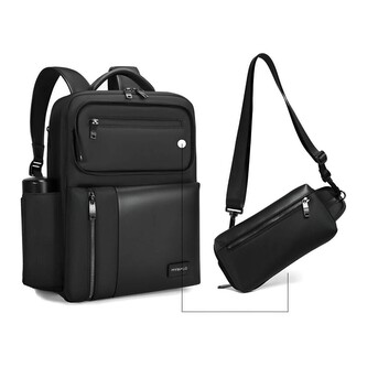 MyBalo Narvalo DUO batoh na notebook 2v1 černý