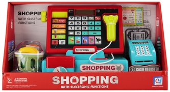 Kasa sklepowa na baterie z akcesoriami MEGA CREATIVE 543465