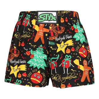 Dětské trenky Styx art klasická guma Vánoce ozdoby (J1754) 6-8 let Dětské trenky Styx art klasická guma Vánoce ozdoby (J1754) 6-8 let