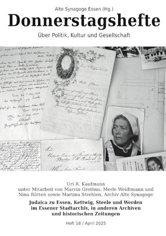 Archivführer zur Geschichte der Juden in Essen Archivführer zur Geschichte der Juden in Essen