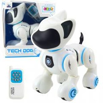 Piesek interaktywny robot pilot światło dźwięk Piesek interaktywny robot pilot światło dźwięk