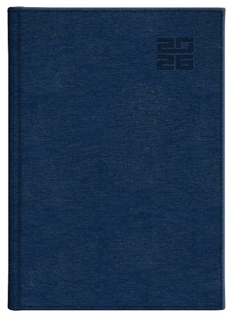 Kalendarz 2026 B5 dzienny Aluminium granatowy