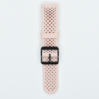 Jednobarevný řemínek s přezkou 22mm,Pískově růžová