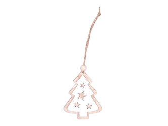 Choinka zawieszka drewniana 7,5cm 2 szt