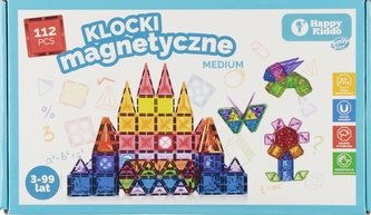 Klocki magnetyczne 112el SMILY PLAY SP85302