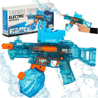 Elektrická vodní pistole se zásobníkem 350 ml modrá