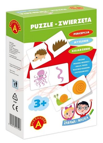 Zabawa i Nauka - Puzzle Zwierzęta ALEX