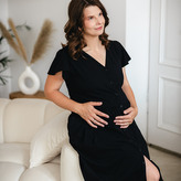 EWA 974444 LINDA Koszula ciążowa rozpinana czarna XXL