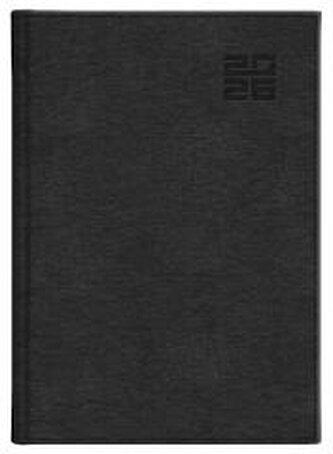 Kalendarz 2026 A5 dzienny Aluminium czarny