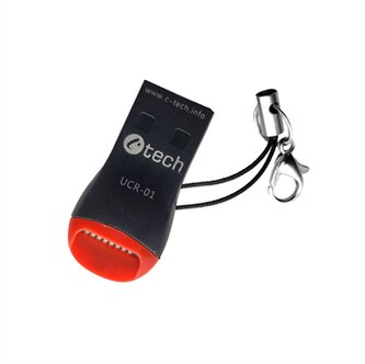 Čtečka karet C-tech UCR-01, USB 2.0 TYPE A, micro SD Čtečka karet C-tech UCR-01, USB 2.0 TYPE A, micro SD