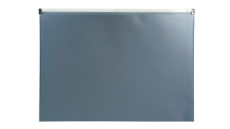 Teczka na suwak A4 PP morandi grafit BIURFOL TSM-A4-02