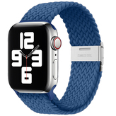 Pletený řemínek pro Apple Watch 42/44/45/46/49mm,Modrý