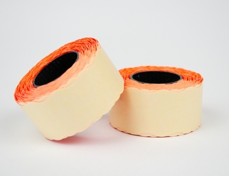 Taśma do metkownic 26X16 dwurzędowa fala czerwona nawój 600SZT DM A 5