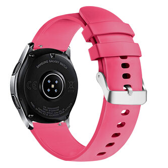 Řemínek s přezkovým zapínáním 22mm,Růžovo-červená