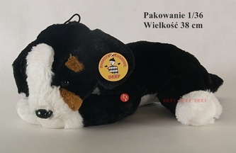 Pluszak 34 cm Pies z głosem leżący DEEF 3123