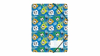 Teczka z gumką A4 PP z nadrukiem football BIURFOL TGN-A4-34