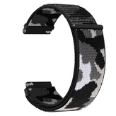 Nylonový řemínek kamufláž 22mm,Černá kamufláž