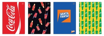TECZKA Z GUMKA A4 MAT COCA COLA INT