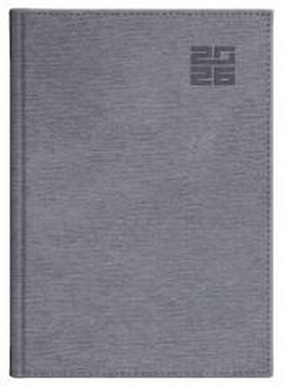 Kalendarz 2026 B5 tygodniowy Aluminium srebrny