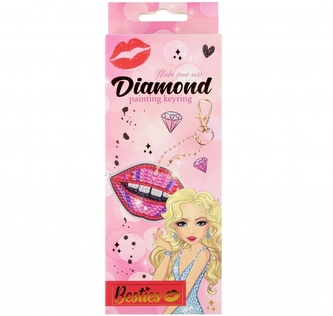 Zestaw kreatywny Stwórz diamentowy brelok Usta 098883 ROZ