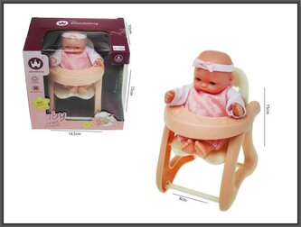 Lalka na krzesełku WB 24/48