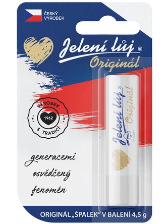 Jelení lůj | Originál (Klasický balzám "Špalek") - Ochrana, komfort a regenerace (4.5g)