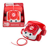 Fisher-Price Telefonik dla gadułki 80-lecie Mattel Czerwony JGG97 W2