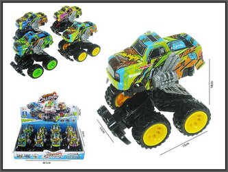 Auto Bump & Transform z napędem ze światłe i z dźwiękiem 4-kolory