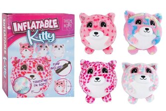 Zwierzak dmuchany 23cm z pompką 4-rodzaje