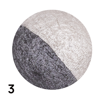 Minerální oční stíny DUO Odstín: č.3  šedá/perleť,