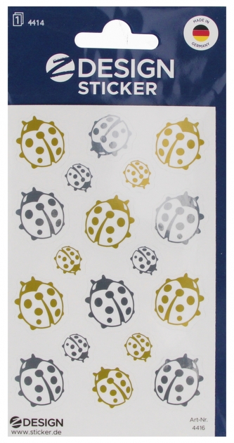 Naklejki Biedronki metalic 80x160 ZWECKFORM 4414 AVERY