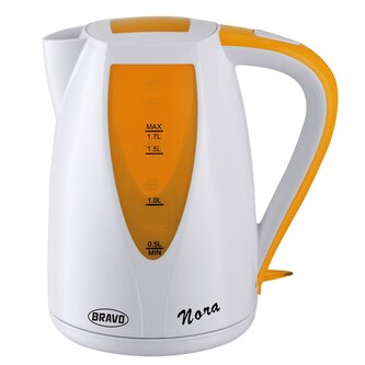 BRAVO Rychlovarná konvice Nora B-4781, bílo oranžová