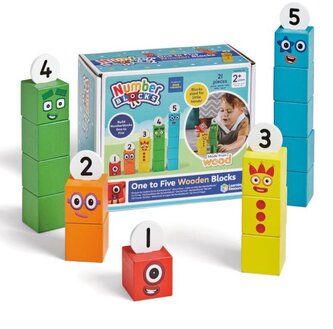 Learning Resources - Numberblocks® Dřevěné kostky od jedné do pěti