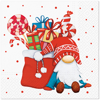Ubrousky PAW L 33x33cm Holiday Sweetkeeper