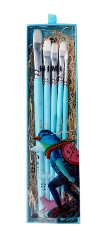 HIMI sada 5 štětců - modrá