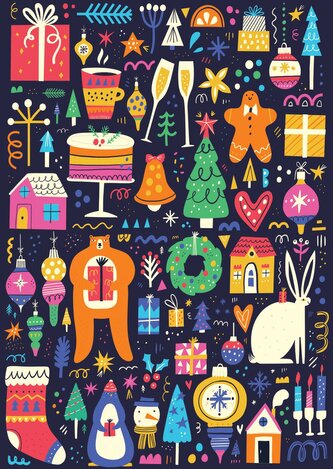 YAZZ Puzzle Zimní prázdniny 1000 dílků