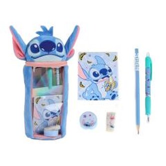 Zestaw akcesoriów szkolnych z piórnikiem Stitch Zestaw akcesoriów szkolnych z piórnikiem Stitch