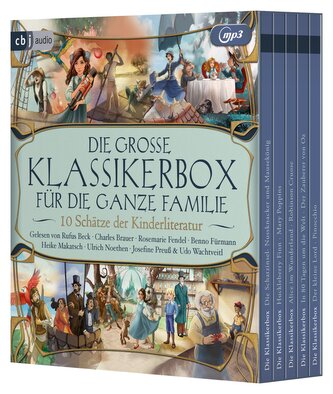 Die große Klassikerbox für die ganze Familie, 5 Audio-CD, 5 MP3 Die große Klassikerbox für die ganze Familie, 5 Audio-CD, 5 MP3