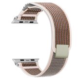 Nylonový řemínek se stahovacím poutkem a sponou pro Apple Watch 42/44/45/46/49mm,Růžová