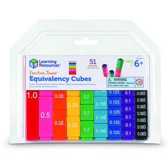 Learning Resources - Fraction Tower® Ekvivalenční kostky