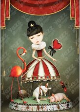 YAZZ Puzzle Dívka od kolotočů 1000 dílků