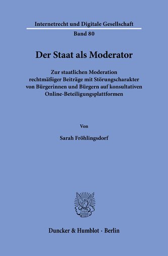 Der Staat als Moderator