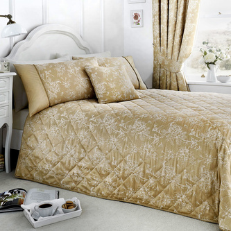 Přehoz přes postel Jasmine Champagne 240x200