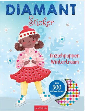 Diamantsticker Anziehpuppen - Wintertraum Diamantsticker Anziehpuppen - Wintertraum