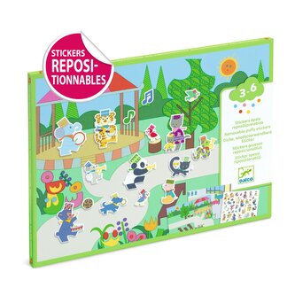 DJECO Samolepkové tvoření Hudebníci