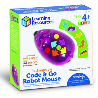 Learning Resources - Sada aktivit s myší Code & Go® – dobíjecí