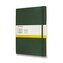 Zápisník Moleskine - měkké desky, XL, čtverečkovaný - tm. zelený