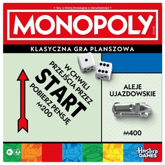 HASBRO GAME Monopoly Classic Refresh PUD6